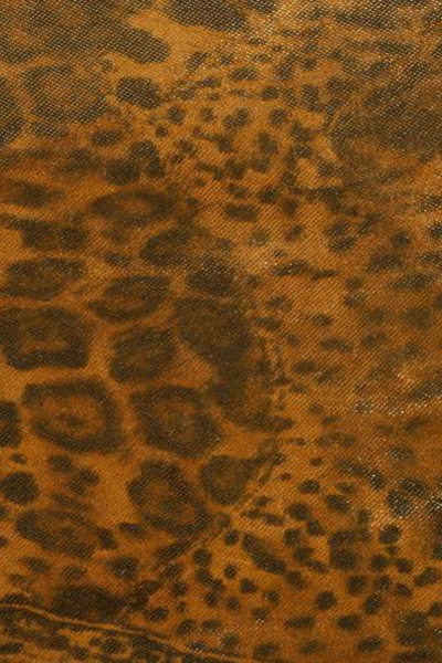 SUEDE GOLD LEOPARD