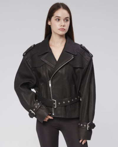 EZ11 BIKER JACKET VEGETAL WASH.